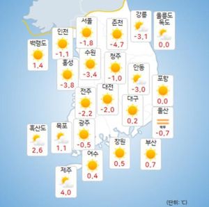 Unseasonable Snow Blankets South Korea As Spring Approaches