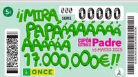 Extra del Día del Padre de la ONCE: a qué hora es y dónde seguir hoy en directo el sorteo | Las Provincias