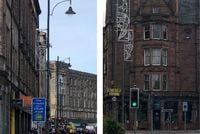 Edinburgh residents dismayed at Christmas lights in October