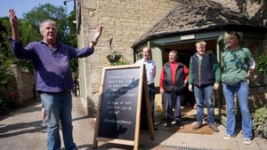 Chef Jeremy Clarkson Unveils His New Pub With Lisa Hogan