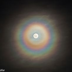  A Colorful Lunar Corona 