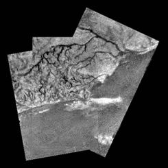 Riverbeds and Lakebeds Discovered on Saturn's Titan