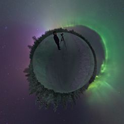 Planet Aurora Borealis