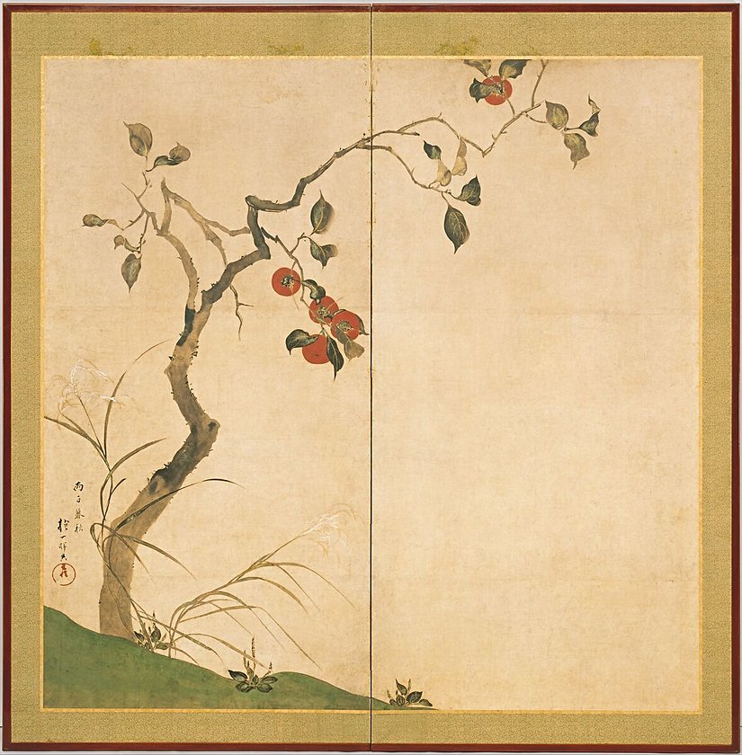 Persimmon Tree Sakai Hōitsu 1816