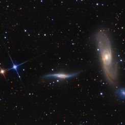 Arp 286: Trio in Virgo