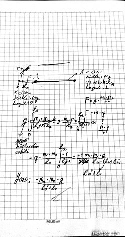 Kütleçekim ile ilgili(newtonun teorisinde)1 boyutlu bir cismin noktasal kütleye uyguladığı kuvveti negatif buldum mutlak değer almalımıyım?