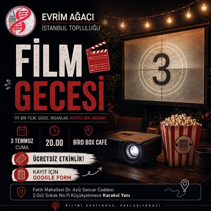 🎬 Evrim Ağacı İstanbul Topluluğu Film Gecesi