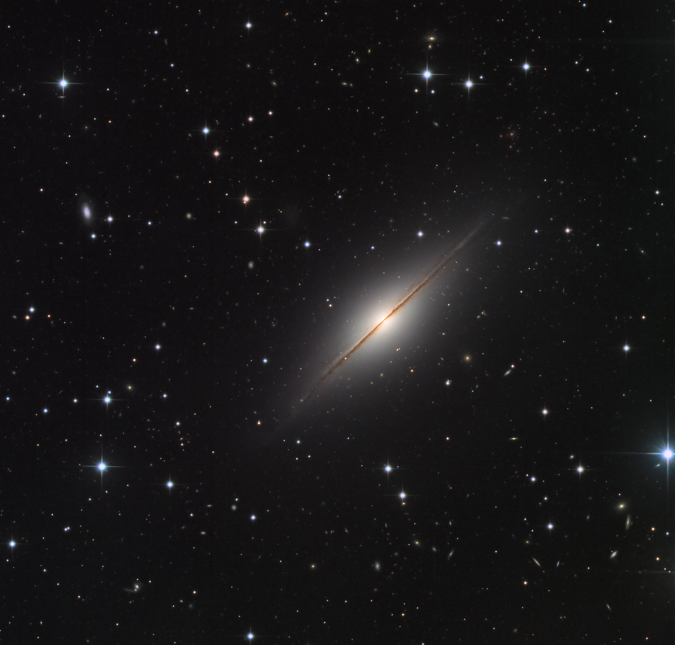  NGC 7814: The Little Sombrero in Pegasus 