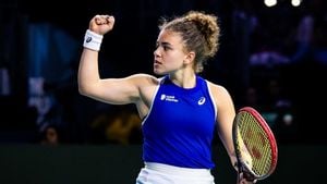 Italy Wins Billie Jean King Cup Celebrated By Jasmine Paolini