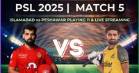 PSL 2025: Islamabad vs Peshawar Playing 11, live toss, streaming details
