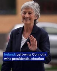 DW - Catherine Connolly has won Ireland's presidential election by a landslide, official results show.   Connolly, an independent candidate who was backed by the left-wing opposition, won over 64.7% of the vote, beating Heather Humphreys of the centrist Fine Gael party, who won 28.2%.   Jim Gavin, of the Fianna Fail party, came in third with just over 7%, although he had pulled out of the running earlier this month amid controversy over a rent payment scandal, leaving Connolly and Humphreys as the only viable candidates.   Gavin and Humphreys' parties rule with the Green Party in a coalition government.   Connolly will succeed Michael D Higgins, who completed two full terms after holding the largely ceremonial role since 2011.   The election saw a relatively low turnout of 46.3%, and according to The Irish Times, around one in eight voters submitted spoiled ballots.  While Irish presidents represent the country on the world stage, host visiting heads of state and play an important constitutional role, they do not have the power to shape laws or policies. Nonetheless, parties on the left celebrated the results as a significant shift in Irish politics.