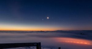 Rare Seven-Planet Alignment Lights Up Night Sky