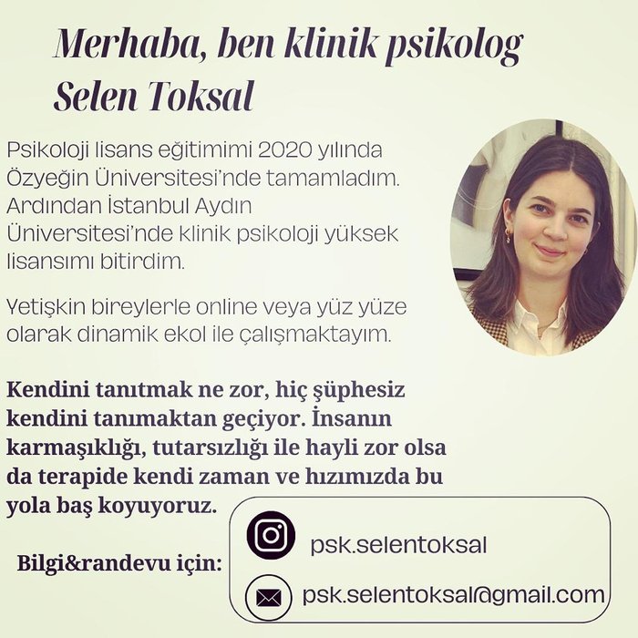 Dinamik Psikoterapi - Klinik Psikolog Selen Toksal
