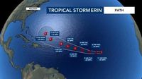 Tropical Storm Erin slated to become hurricane by Friday morning