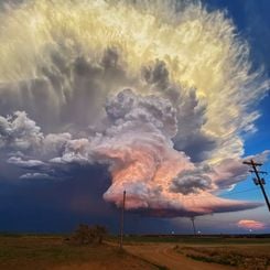 Storm Cloud Over Texas