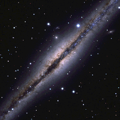 NGC 891'deki Toz İplikleri