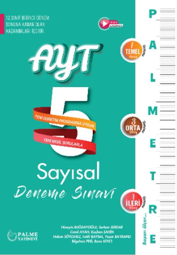 PALMETRE AYT SAYISAL 5 DENEME SINAVI