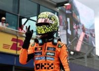 Lando Norris claims pole in Melbourne as Lewis Hamilton eighth