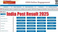 [OUT] India Post Result GDS 2025 Released: Download GDS Scorecard, Merit List PDF and More at indiapostgdsonline.gov.in