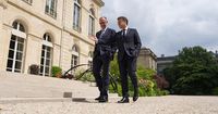 Macron, Merz tout renewed Franco-German engine to lead Europe