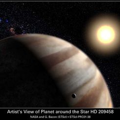 Extra-Solar Planetary Atmosphere Detected