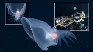 Glowing Mystery Mollusk Emerges From The Ocean's Depths