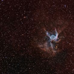 Thor's Helmet (NGC 2359) and Planetary Nebula