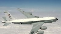 Top-secret US spy jet spotted circling Russia amid mounting WW3 fears