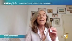 Giovanna Botteri Joins Massimo Giletti To Discuss Europe's Challenges