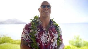 The Rock Celebrates Troops During Moana 2 Launch