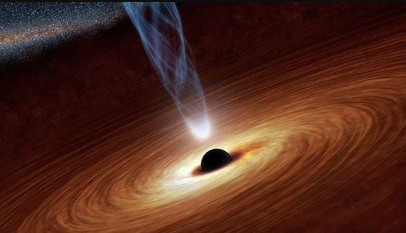 A Rapidly Rotating Black Hole.