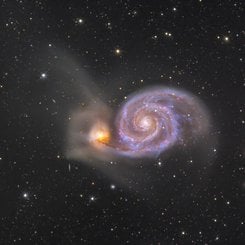 Whirlpool Galaxy Deep Field