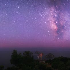 Jupiter Over the Mediterranean