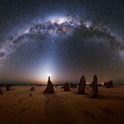 Milky Way over the Australian Pinnacles