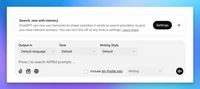 Tính năng 'Memory with Search' giúp ChatGPT tìm kiếm sát nhu cầu hơn