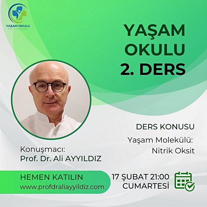 YAŞAM OKULU - 2. DERS - Prof. Dr. Ali AYYILDIZ