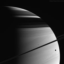  Moons, Rings, Shadows, Clouds: Saturn (Cassini) 