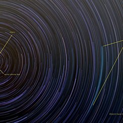 Polaris ve ZTF Kuyruklu Yıldızının İzi