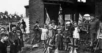 VE Day party was shortlived - then the struggle continued
