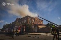 Russian drone strike hits Kharkiv University building, 4 injured -  VIDEO  | News.az