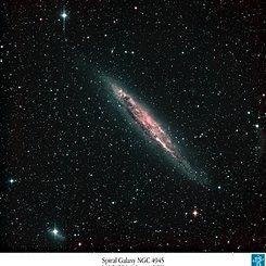 Nearby Spiral Galaxy NGC 4945