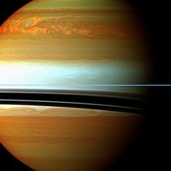 A Raging Storm System on Saturn