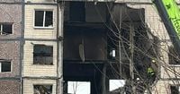 Russian Drone Strike Hits Dnipro Apartment Block