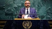 Applause as San Marino recognizes Palestine at UN General Assembly