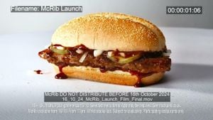 McDonald's McRib Is Back For The Holidays