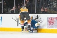 Blues' Philip Broberg signs 6-year, $48M extension and then is injured vs. Golden Knights