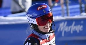 Mikaela Shiffrin Celebrates 98th World Cup Victory