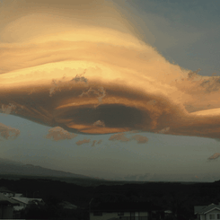 A Lenticular Cloud Over Hawai'i