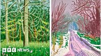 David Hockney iPad drawings of Yorkshire Wolds sold at Sotherby's