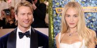 Glen Powell Brings Rumored Girlfriend Michelle Randolph to Golden Globes After Party